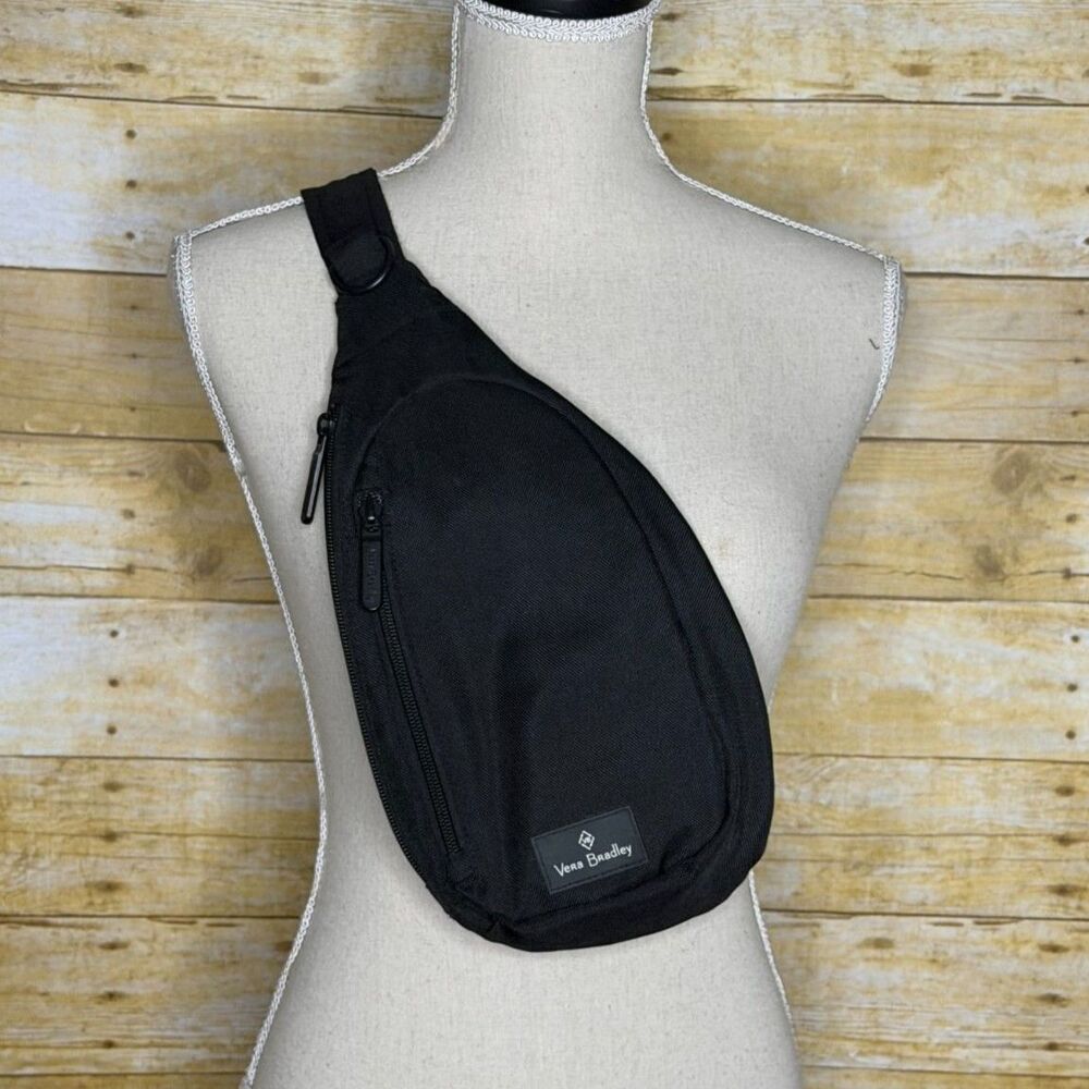 Vera Bradley Nylon Sling Bag Backpack Crossbody Shoulder Bag Travel Daypack